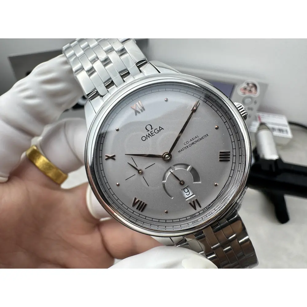 Replica Omega De Ville Prestige 41mm Silver Dial, 434.10.41.21.06.001 - Image 8