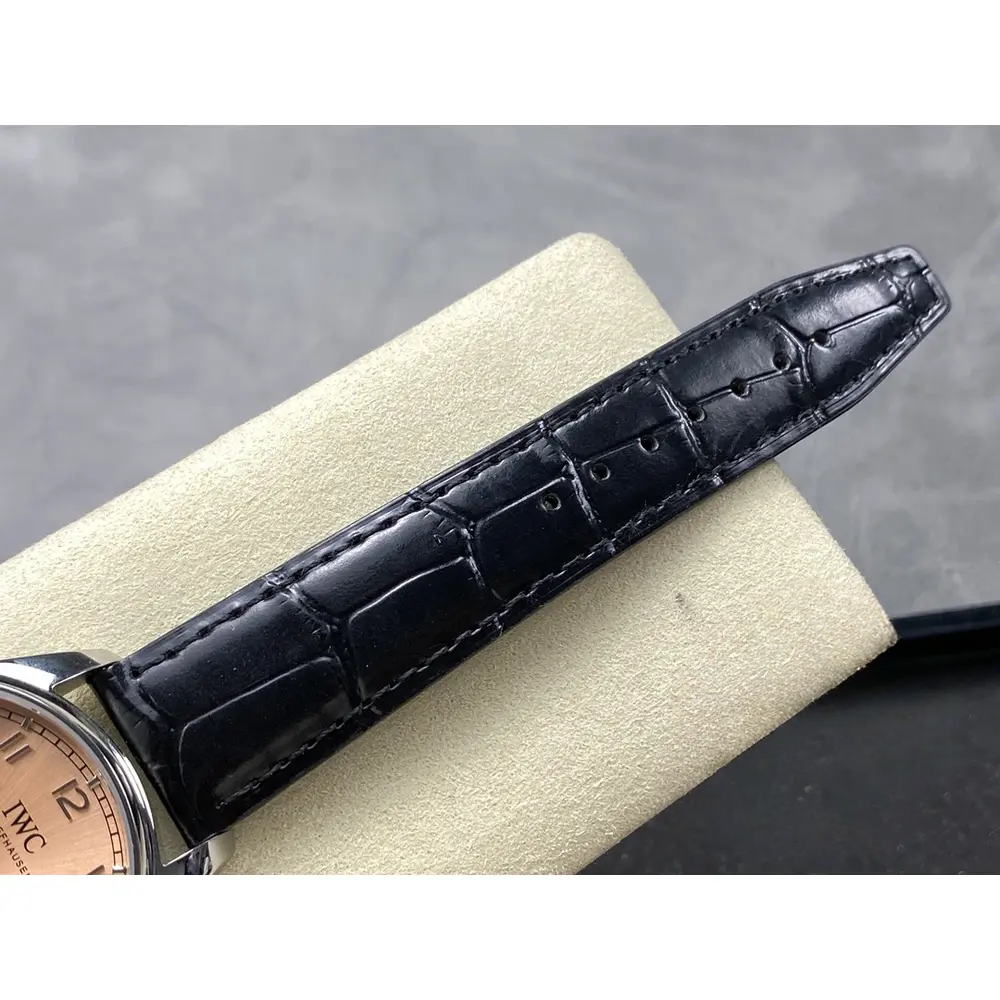 Swiss Replica IWC Portugieser Automatic Watch 40mm Salmon Dial IW358313 - Image 3