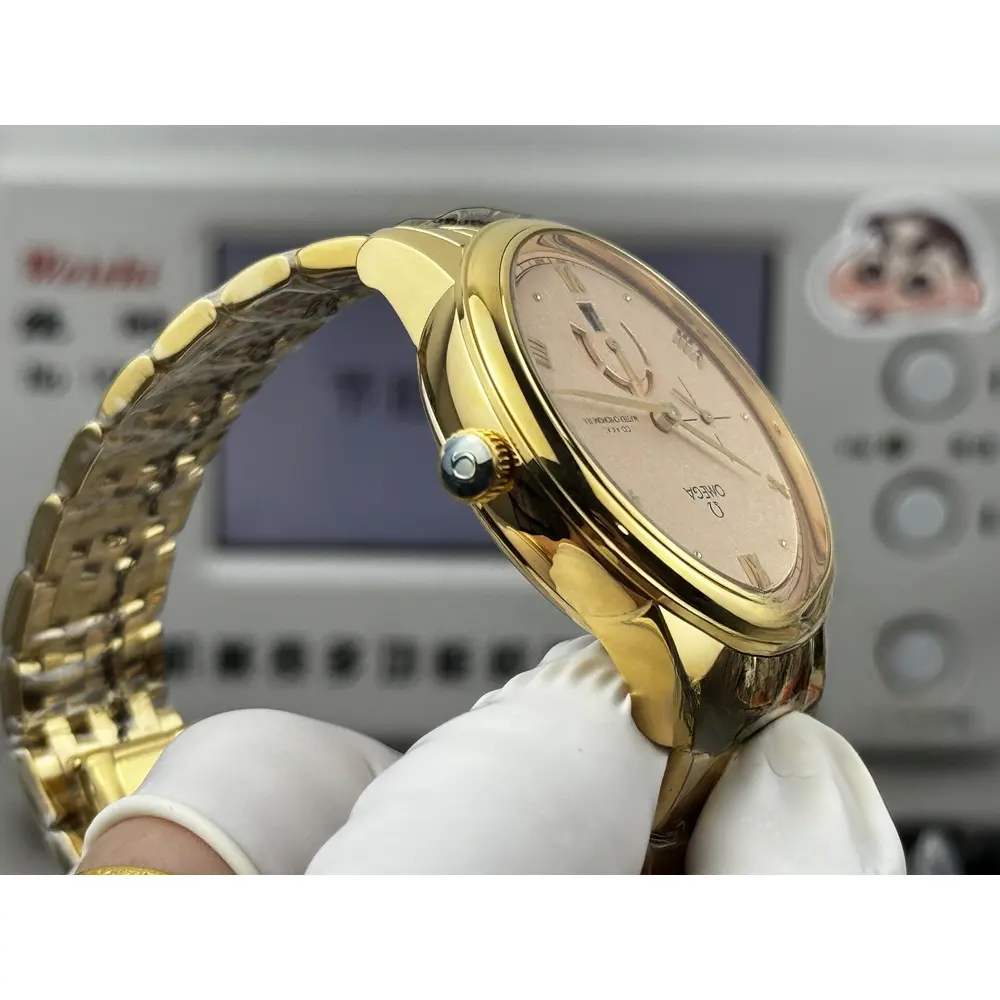 Super Clone Omega De Ville Prestige 40mm, Yellow Gold, 434.20.41.21.09.001 - Image 3