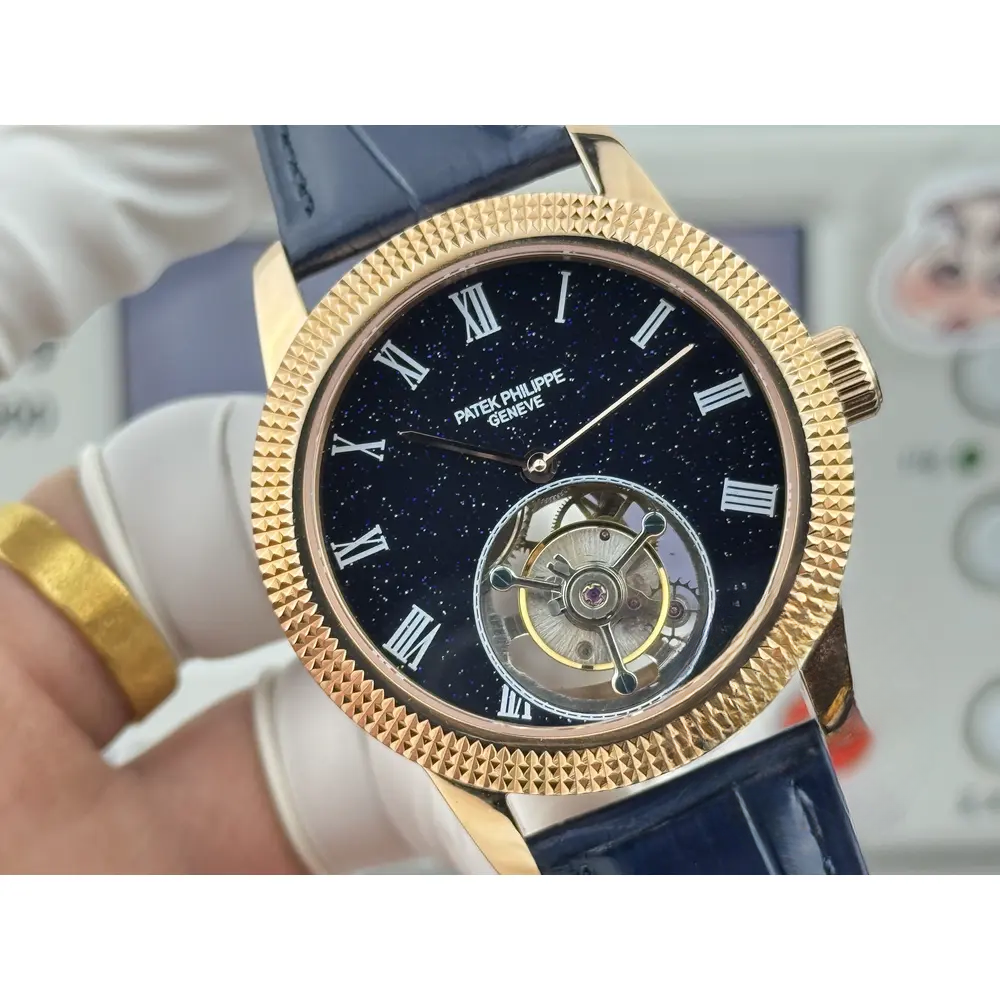 Swiss Replica Patek Philippe Grand Complications 42mm Tourbillon Night Sky Dial - Image 7