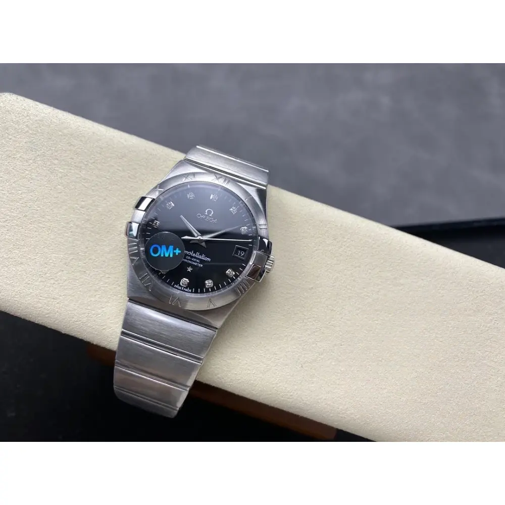 Replica Omega Constellation Black Dial 38mm 123.10.38.21.51.001 - Image 6
