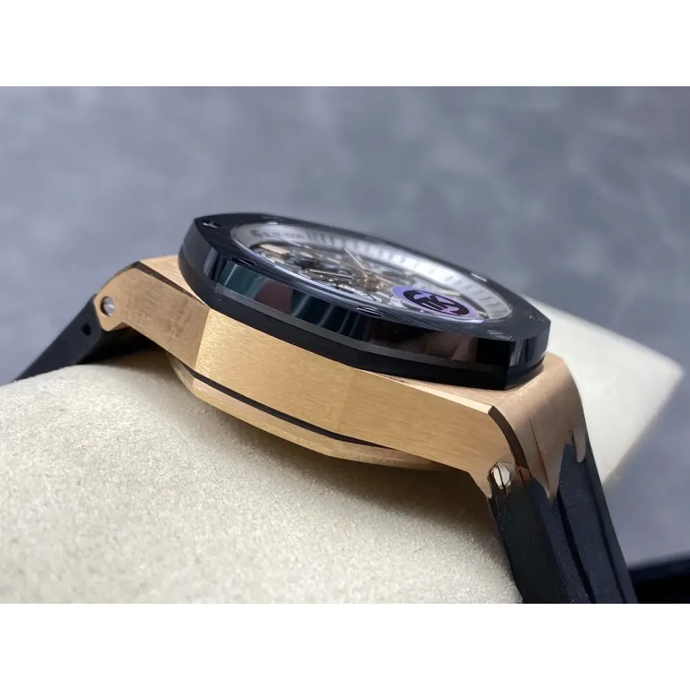 Replica Audemars Piguet Royal Oak Offshore Grey Rose Gold Dial 44mm 26568OM.OO.A004CA.01 - Image 5