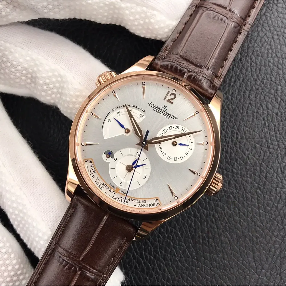 Replica Jaeger LeCoultre Master Geographic Silver Dial Q1422421 - Image 4