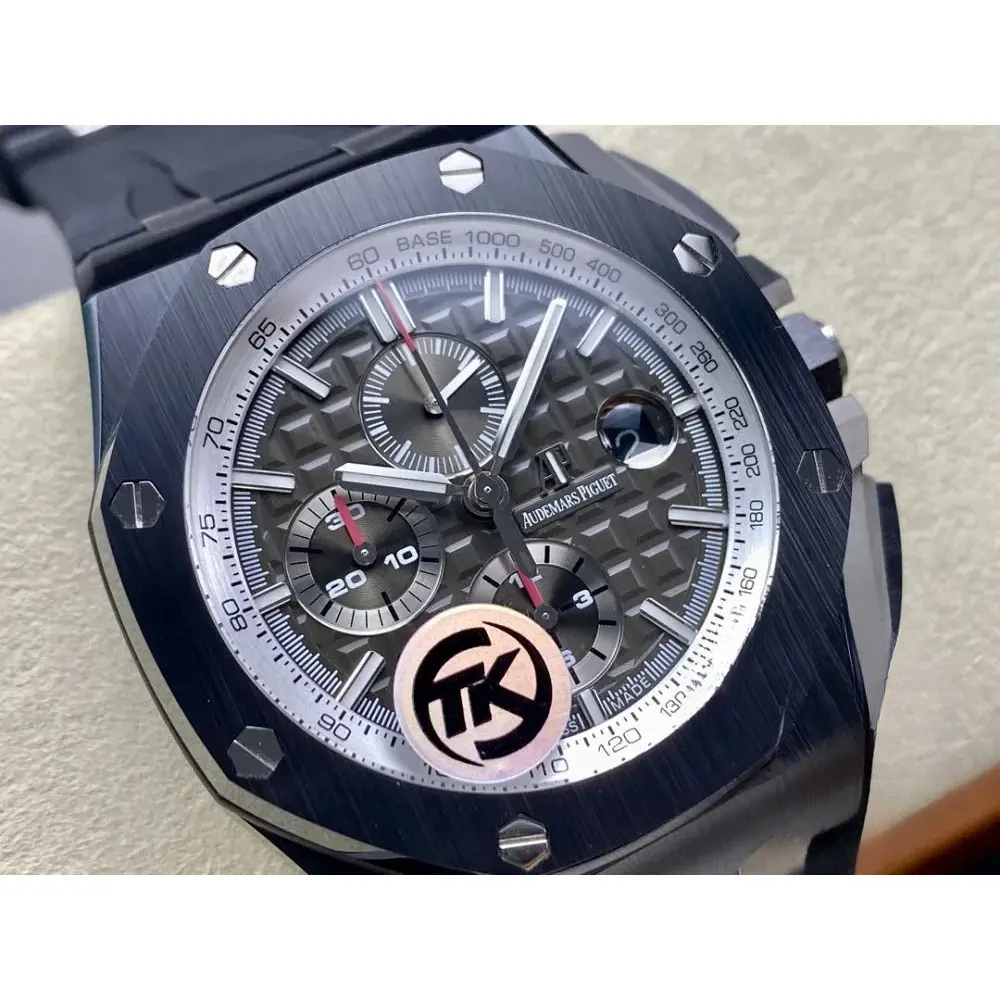 Replica Audemars Piguet Royal Oak Offshore Dark Grey Silver Dial 44mm 26405CE.OO.A002CA.01 - Image 2