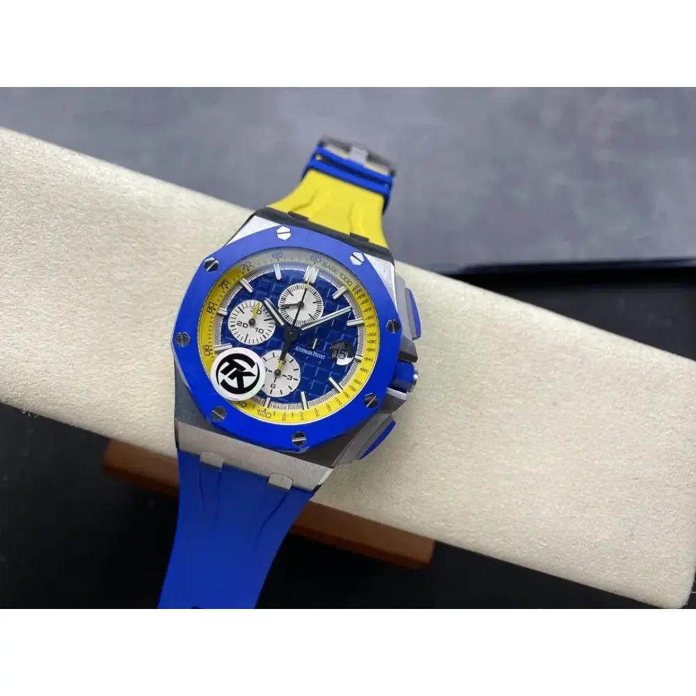 Replica Audemars Piguet Royal Oak Offshore Blue Dial 44mm 26400SO.OO.A057CA.01 - Image 7
