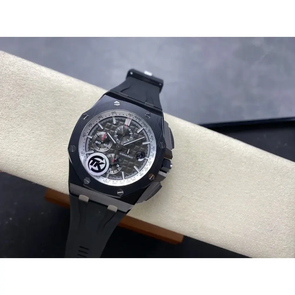 Replica Audemars Piguet Royal Oak Offshore Dark Grey Silver Dial 44mm 26405CE.OO.A002CA.01 - Image 4