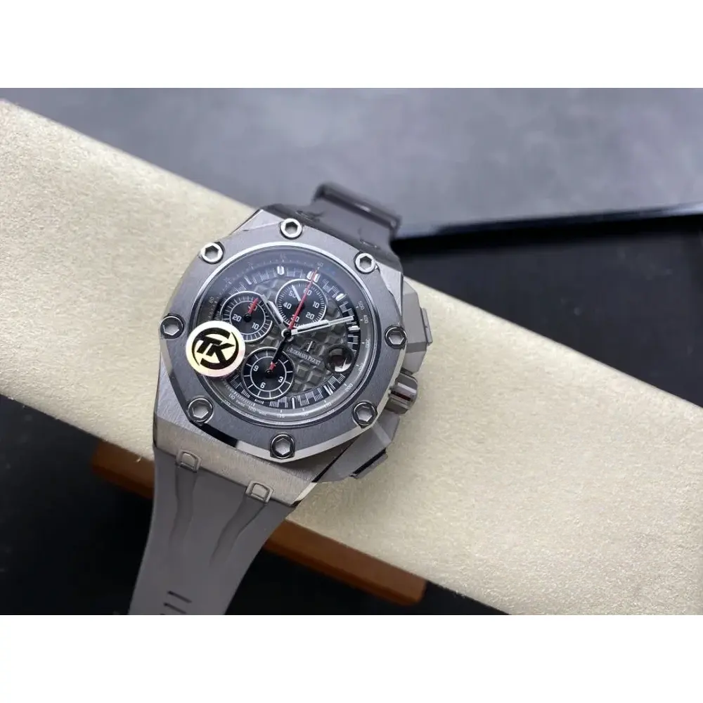 Replica Audemars Piguet Royal Oak Offshore Grey Black Dial 44mm 26568IM.OO.A004CA - Image 4