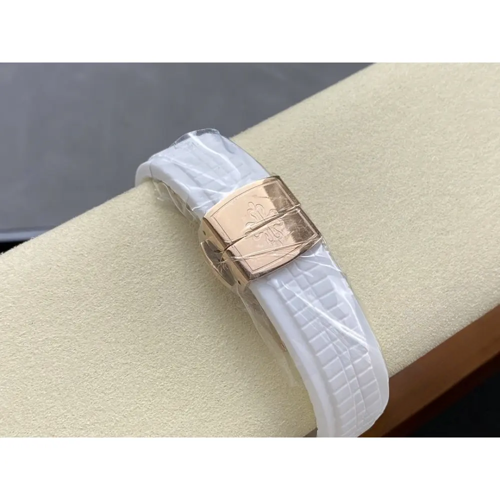 Replica Aquanaut 5268/200R-010 Patek Philippe Luce 38.8 mm, Rose gold, White Dial - Image 7
