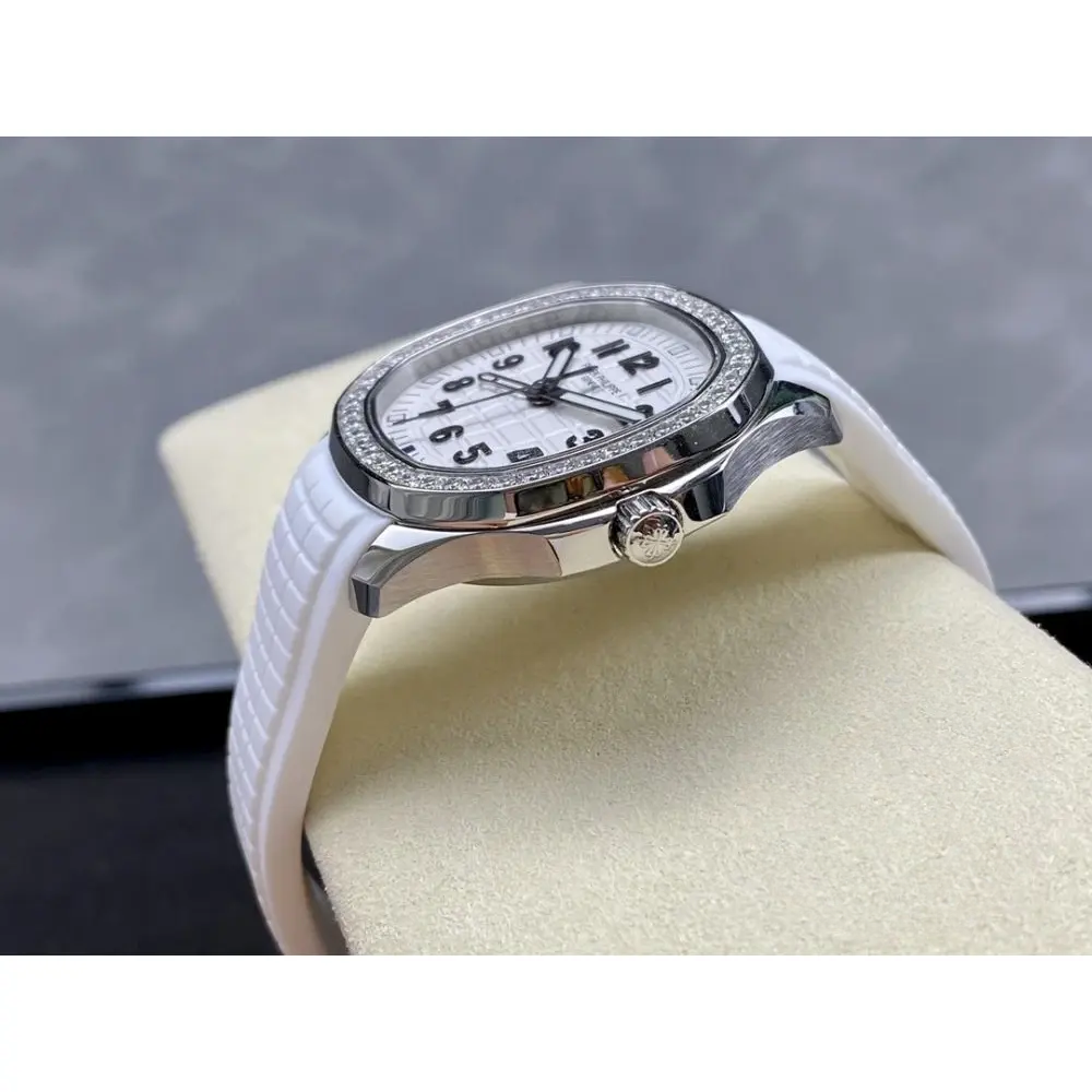 Super Clone Aquanaut 5269/200R-001 Patek Philippe Luce Travel Time 38.8 mm, White gold - Image 7