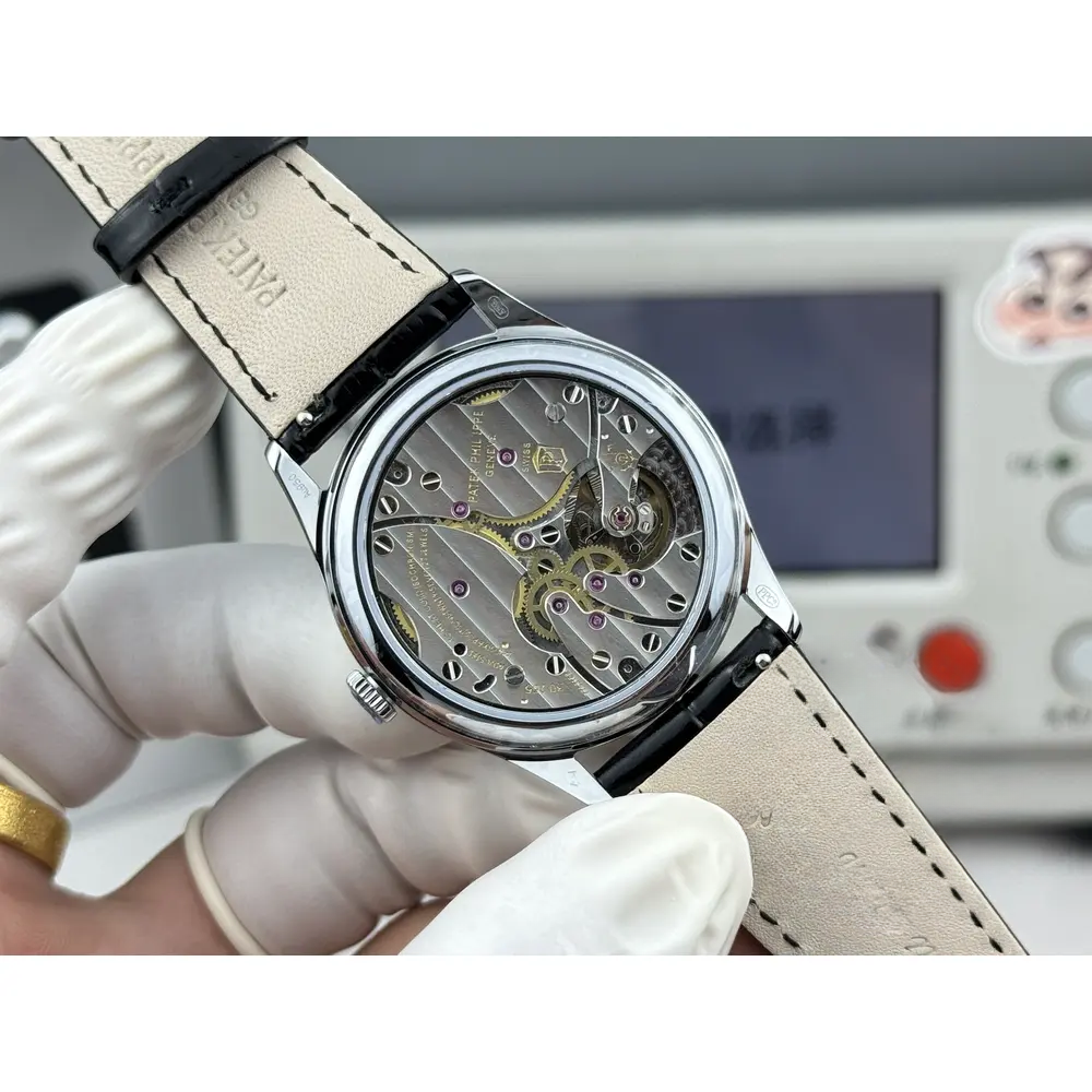 Replica Patek Philippe Calatrava 6196P-002 38mm White Dial - Image 6