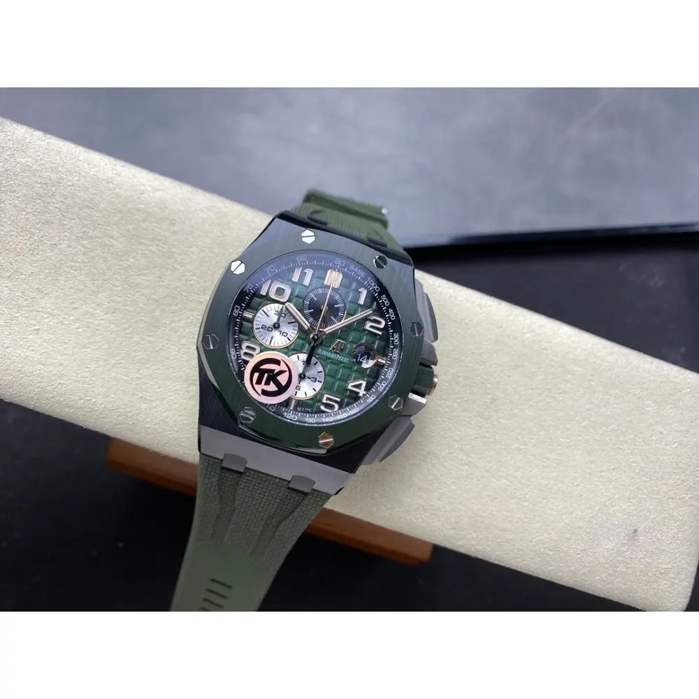 Replica Audemars Piguet Royal Oak Offshore Forest Green Dial 44mm 6405CE.OO.A056CA.01 - Image 3