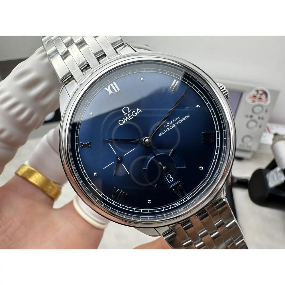 Replica Omega De Ville Prestige 41mm Blue Dial, 434.10.41.21.03.002 - Image 5