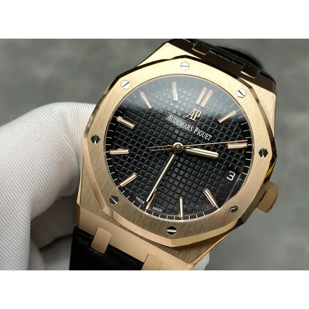 Replica Audemars Piguet Royal Oak Leather Strap 15500OR - Image 7