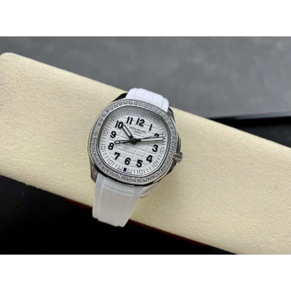 Super Clone Aquanaut 5269/200R-001 Patek Philippe Luce Travel Time 38.8 mm, White gold - Image 5