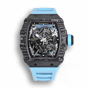 Replica Richard Mille35-02 Blue Rubber Strap