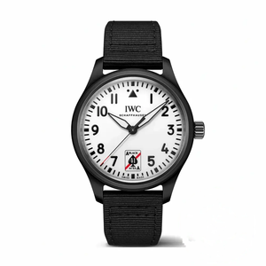 Super Clone Pilot’s Black Aces White Dial Ceramic IW326905