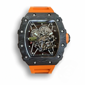 Replica Richard Mille35-02 Kv Factory V3 Orange Strap