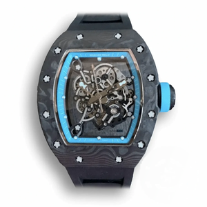 Replica Richard Mille 055 V2 Carbon Fiber Skeleton Dial
