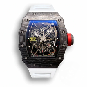 Replica Richard Mille35-02 Zf Factory White Rubber Strap
