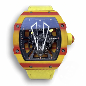Replica Richard Mille 27-03 Tourbillon Yellow Strap