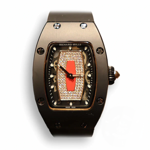 Replica Richard Mille 007-1 Black Ceramic Red Lips