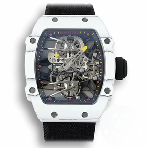 Replica Richard Mille 27-02 Rafael Nadal Tourbillon Black Strap