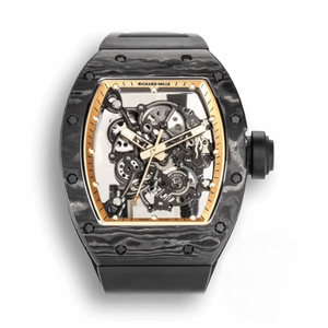 Super Clone Richard Mille 055 Ntpt Carbon Fiber Dial