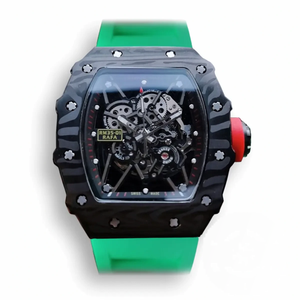 Replica Richard Mille35-02 V2 Green Rubber Strap