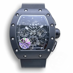 Super Clone Richard Mille 011 Ceramic Black Case