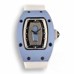 Super Clone Richard Mille037 Blue Ceramic Case