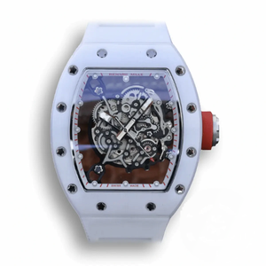Replica Richard Mille 055 White Rubber Strap