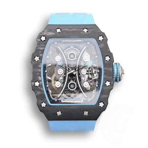 Replica Richard Mille 53-01 Black Carbon Swiss Tourbillon Movement