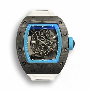 Super Clone Richard Mille 055 Carbon Fiber Skeleton Dial