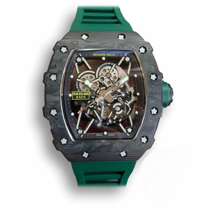 Super Clone Richard Mille35-02 Kv Factory V3 Green Strap