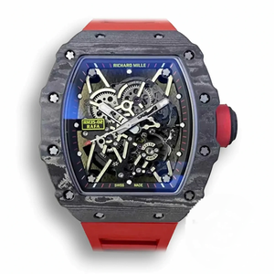Super Clone Richard Mille35-02 T+ Factory Carbon Fiber Skeleton Dial
