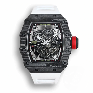 Super Clone Richard Mille35-02 Bbr Factory White Rubber Strap