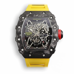 Replica Richard Mille35-02 Kv Factory Swiss Eta8215 Yellow Rubber Strap