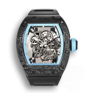 Replica Richard Mille 055 Ntpt Black Rubber Strap