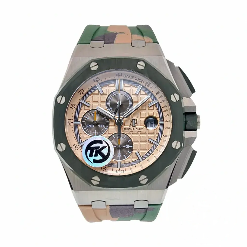 Replica Audemars Piguet Royal Oak Offshore Khaki Gold Dial 44mm 26400SO.OO.A054CA.01