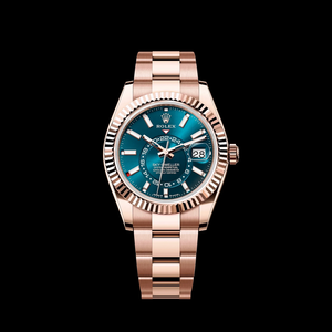 Replica Rolex Sky-Dweller 326935 42mm Blue-Green Dial