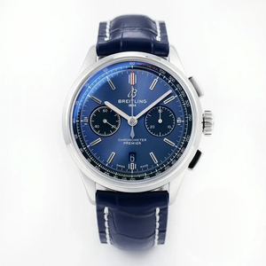 Replica Breitling Premier Blue Dial 42 mm AB0118221C1P1