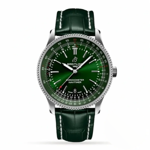 Replica Breitling Navitimer Green Dial Alligator 41 mm R32310251L1P1