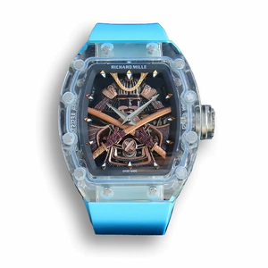 Replica Richard Mille 047 New Samurai Armor Blue Strap