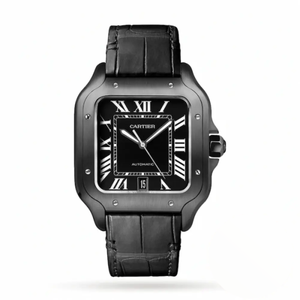 Replica Santos de Cartier CRWSSA0039 Black Ceramic