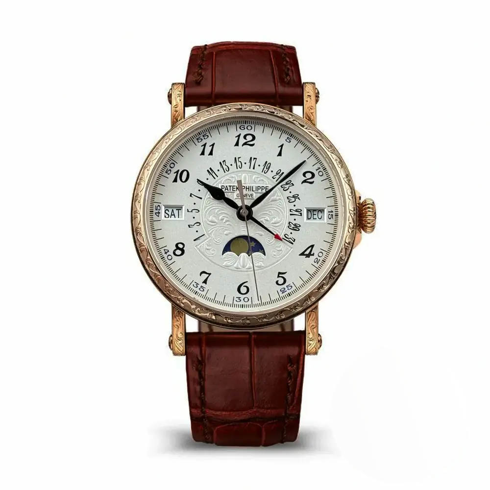 Swiss Replica Patek Grand Complication 5159 Rose Gold Perpetual Calendar