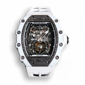 Replica Richard Mille 21-02 V2 White Rubber Strap