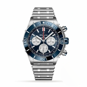 Replica Breitling Chronomat Steel Blue 44 mm AB0136161C1A1