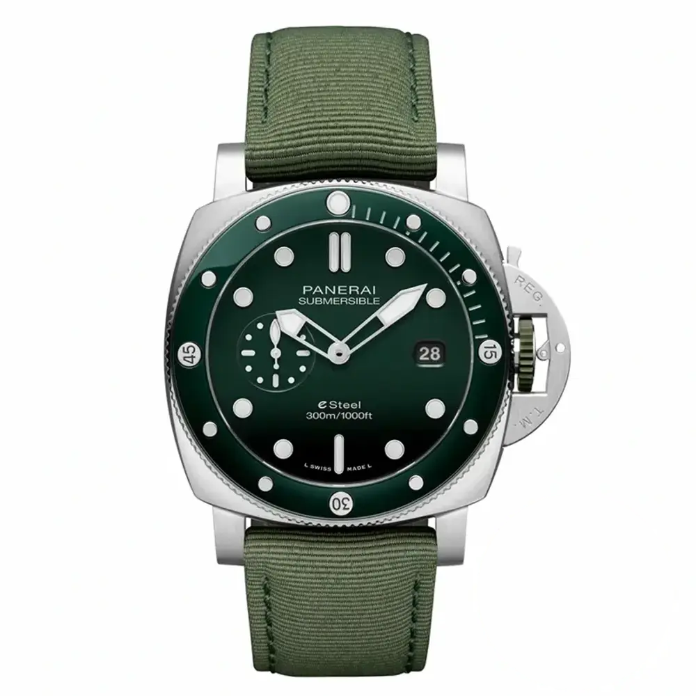 Replica Panerai Submersible PAM1287 QuarantaQuattro Verde Smeraldo
