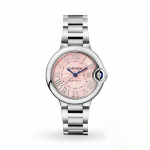 Replica Cartier Ballon Bleu de Cartier Pink Steel Series WSBB0068