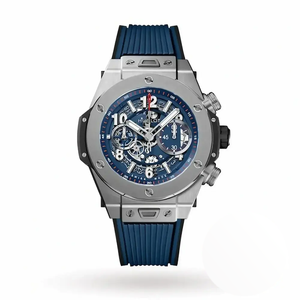 Replica Hublot Big Bang Series 421.NL.5170.RX 44mm Blue Rubber